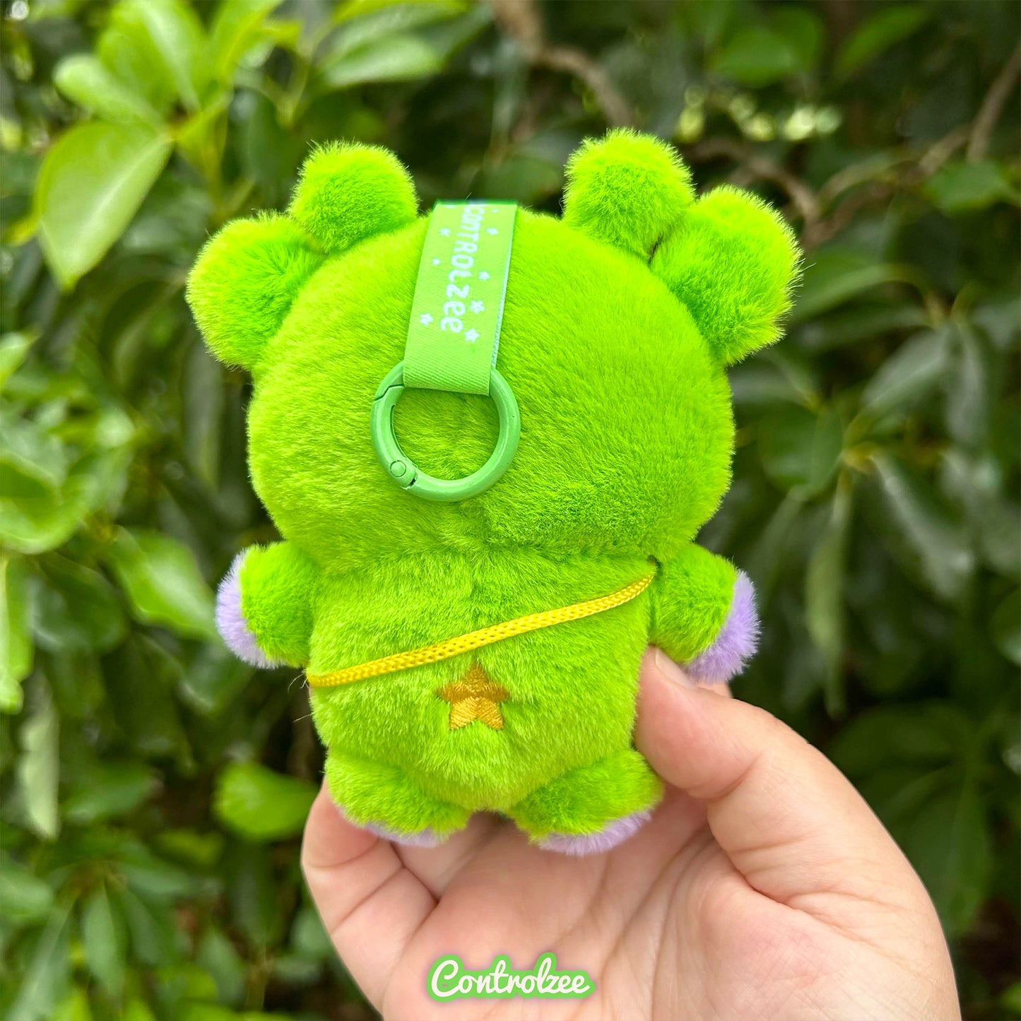 Alien Moo Keychain Plushie