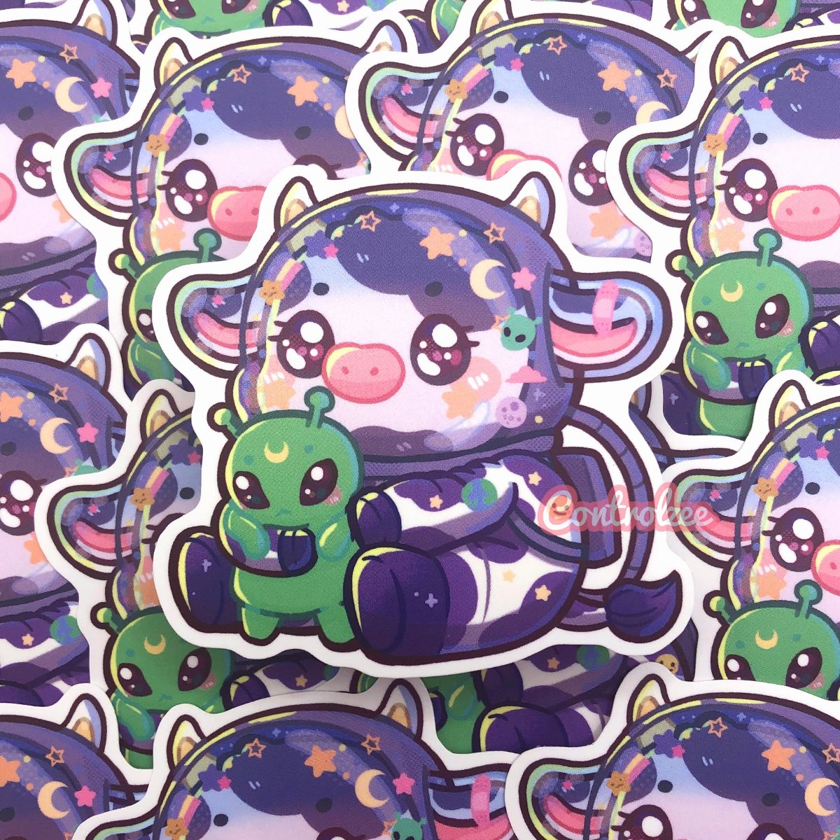 Astronaut Moo Magnet