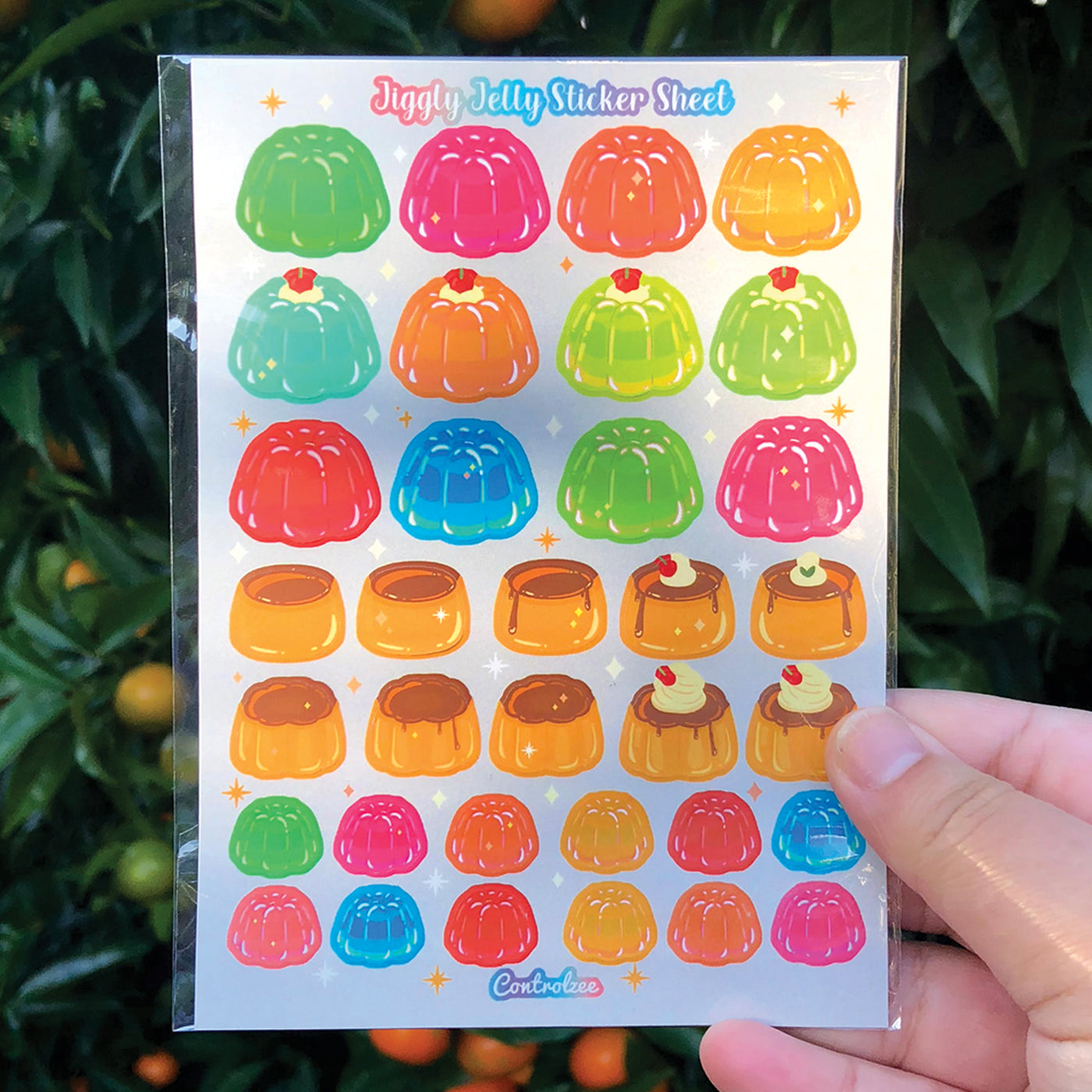 Jiggly Jelly Sticker Sheet