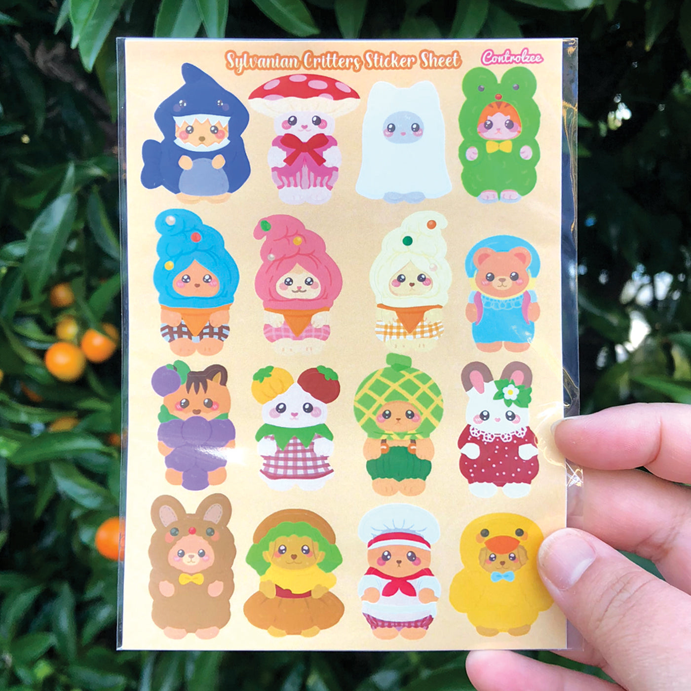 Sylvanian Critters Sticker Sheet