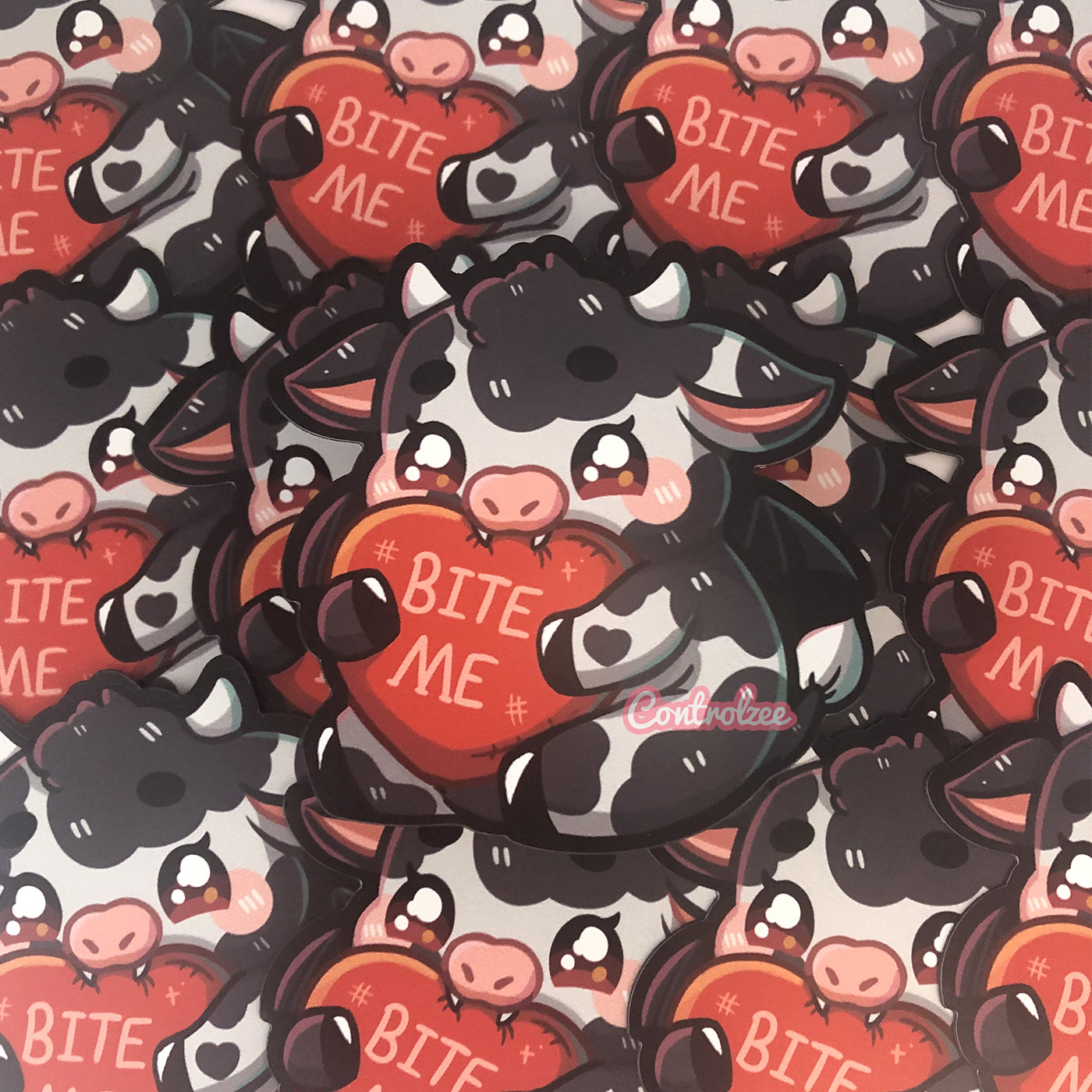 Vampire Bat Cow Magnet