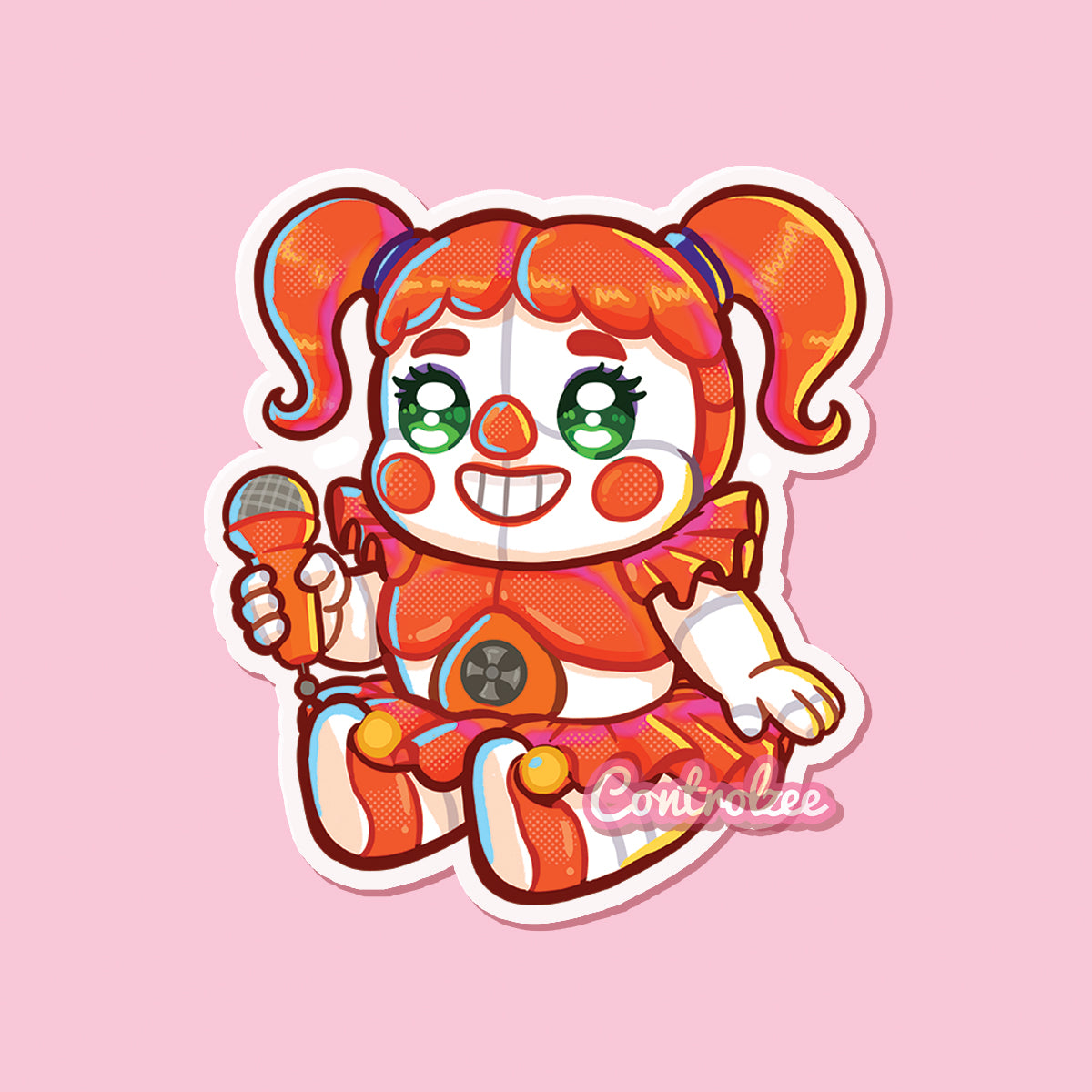 Circus Baby Sticker