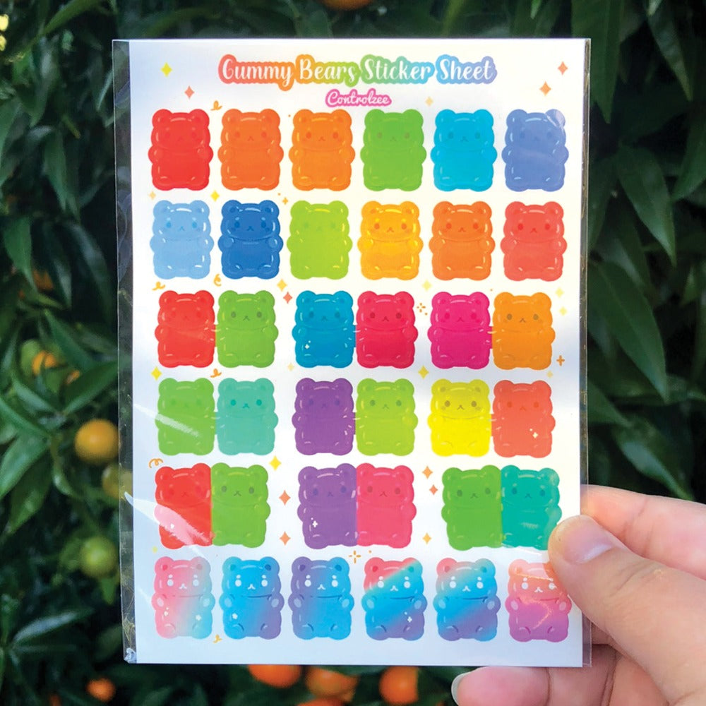 Gummy Bears Sticker Sheet