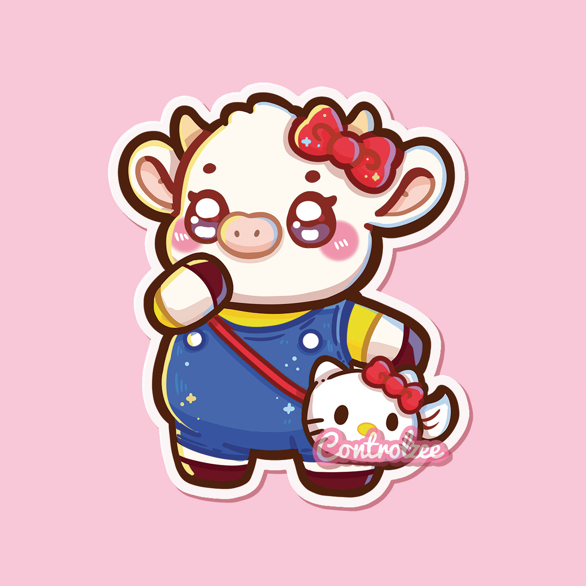 Hello Moo Moo Sticker