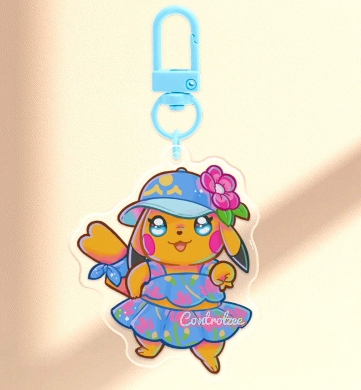 Ms Waveychu Acrylic Keychain (Pokemon)
