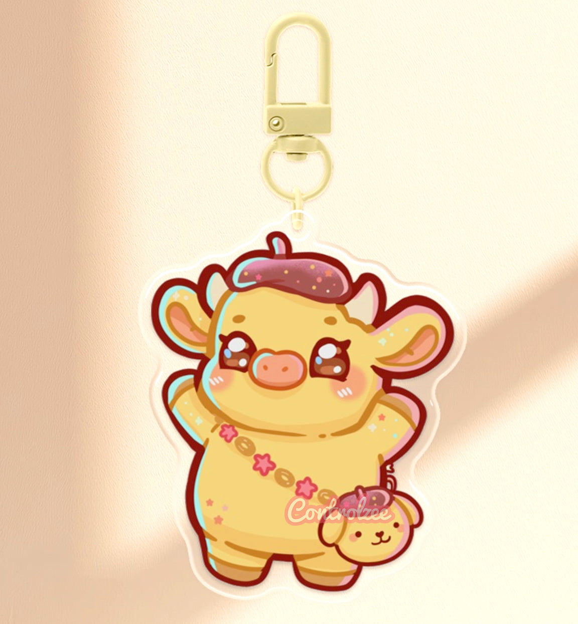 Moomoopurrin Keychain