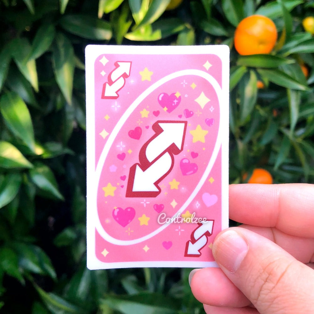 Reverse Uno Sticker