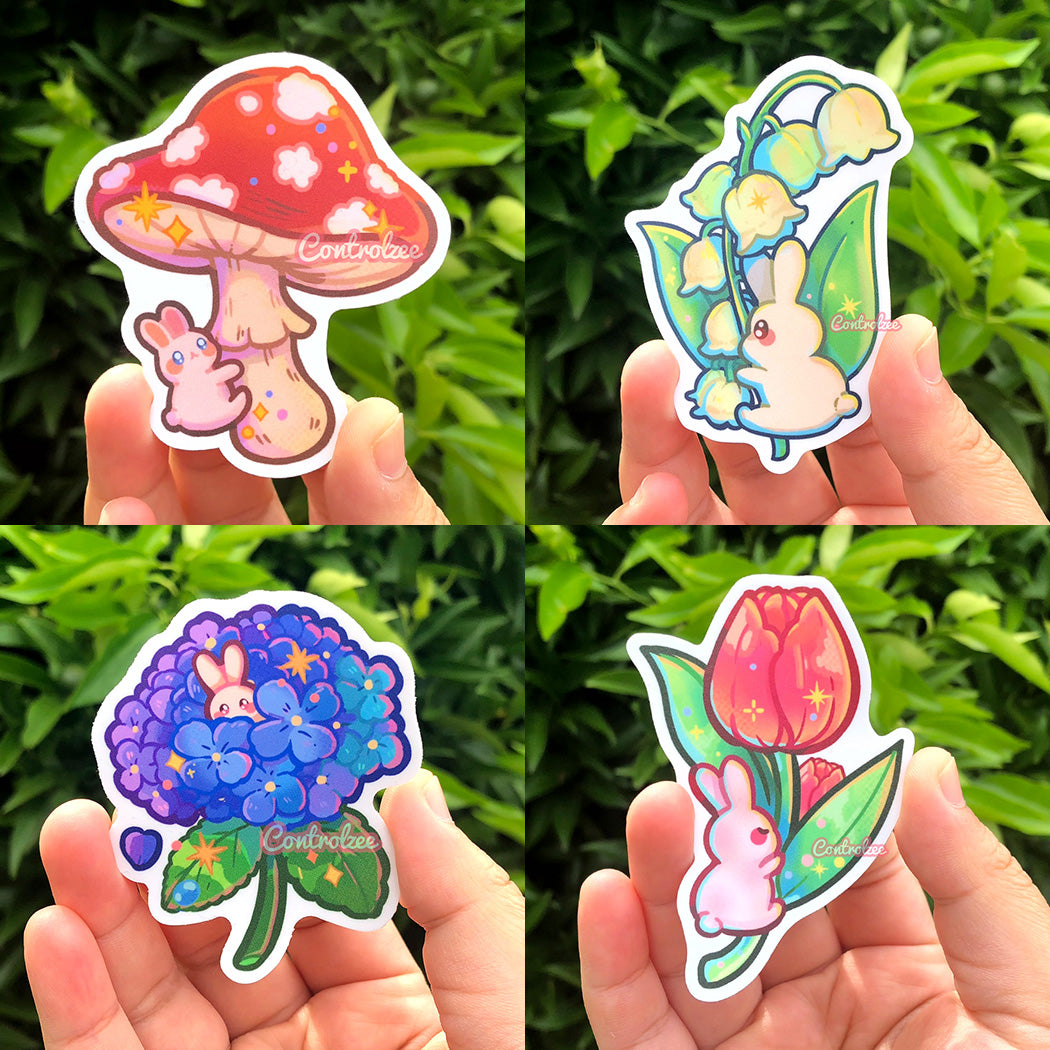Plant Bunny Collection Stickers