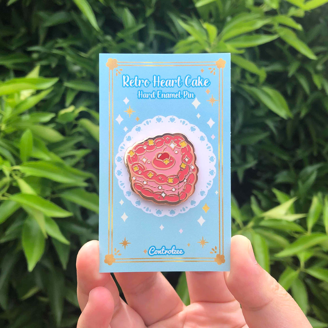 Vintage Cake Enamel Pin