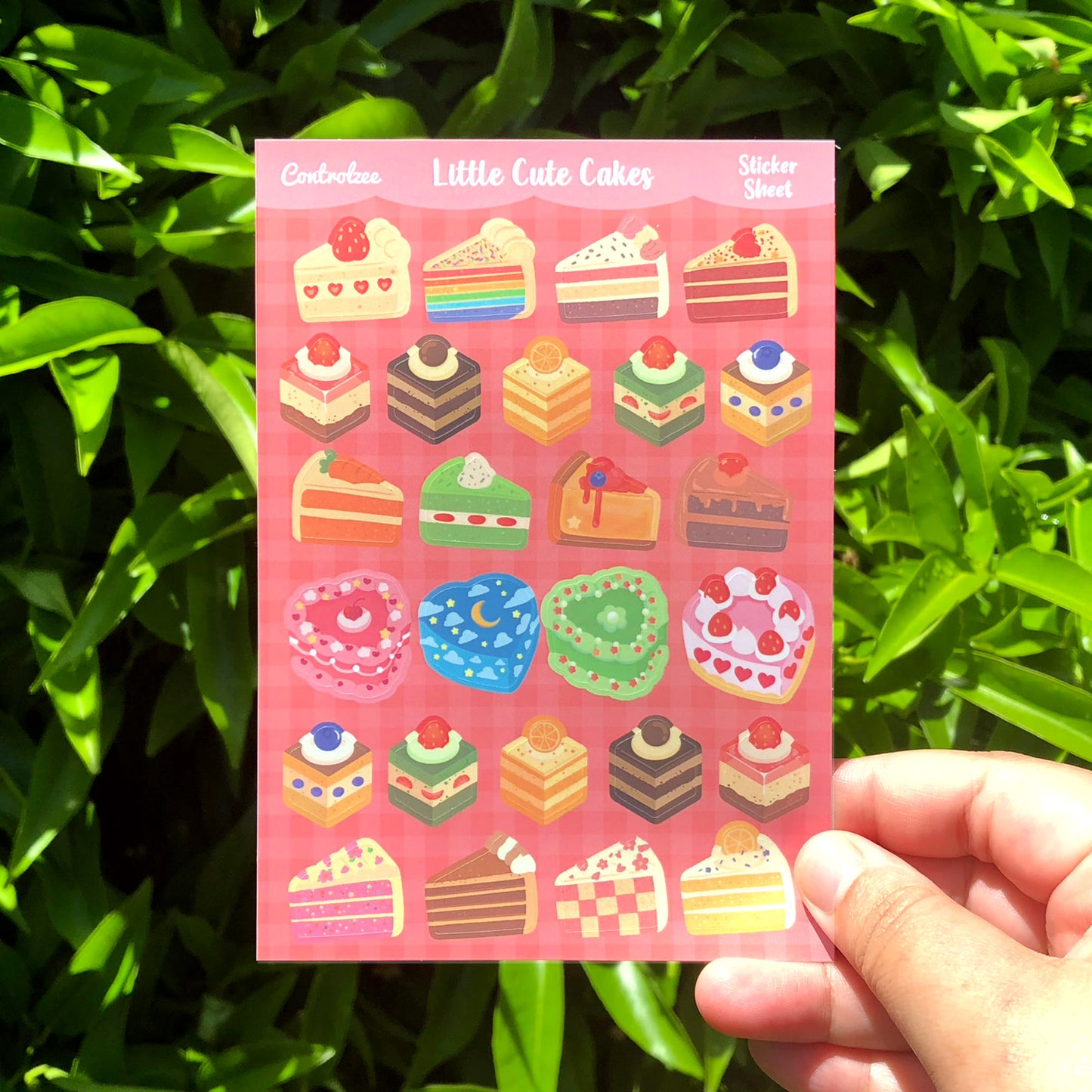 Little Cute Cakes Sticker Sheet