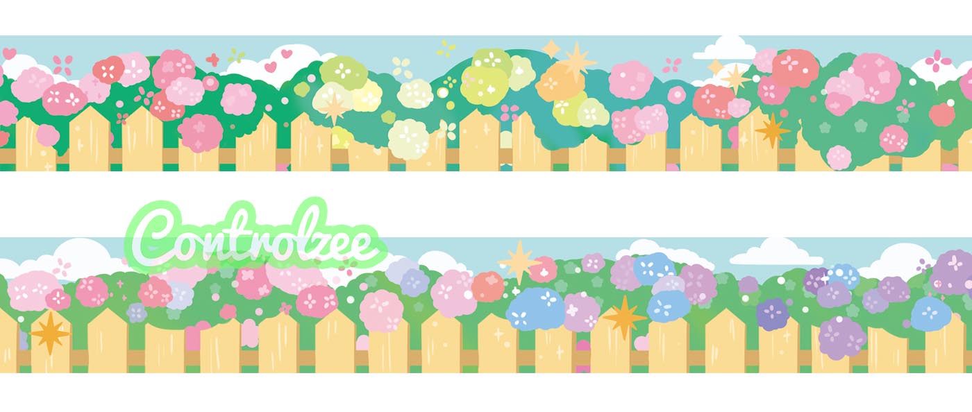 Hydrangeas on the Fence Washi Tape