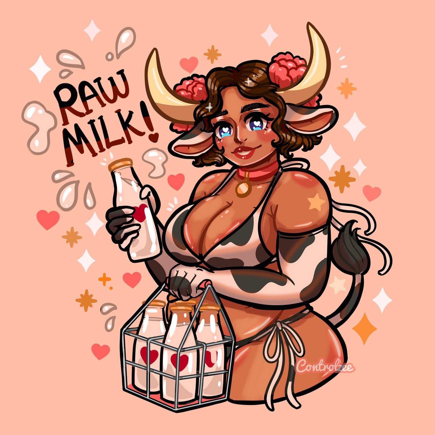 RAW Milk Print