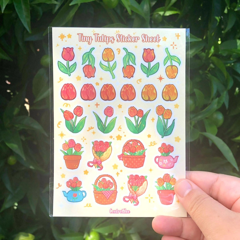 Tiny Tulips Sticker Sheet