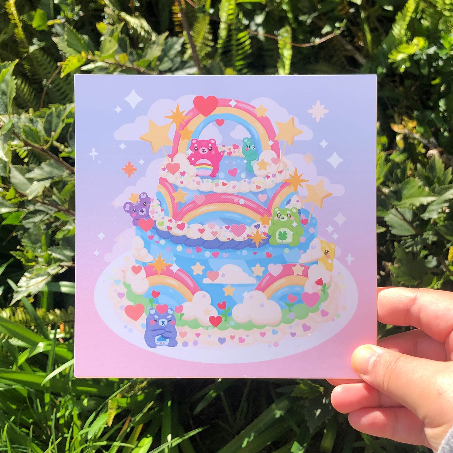 Carebears Cake Print