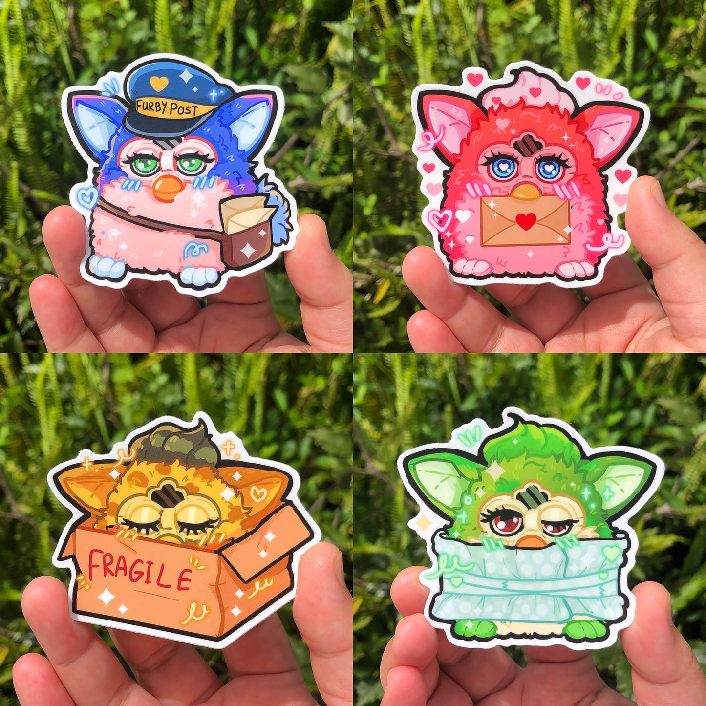 Mail Furby Stickers
