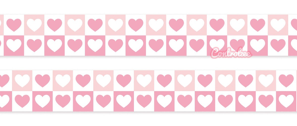 Heart Patch Pattern Washi Tape
