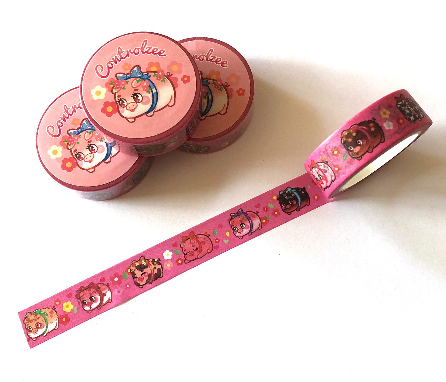 Retro Piggy Banks Washi Tape