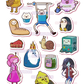 Adventure Time Sticker Sheet
