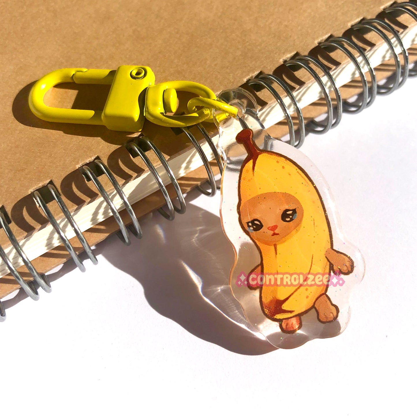 Banana Cat Keychain