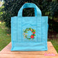 Light Blue Strawberry Canvas Bag