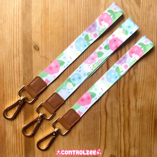 Bunny Hydrangea Wrist Lanyard