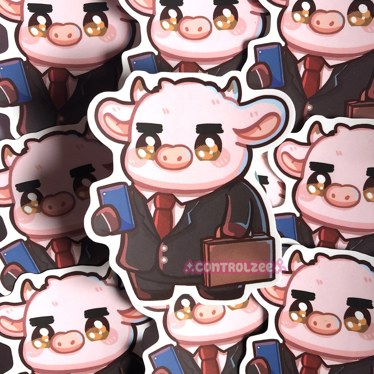 Business Moo Sticker