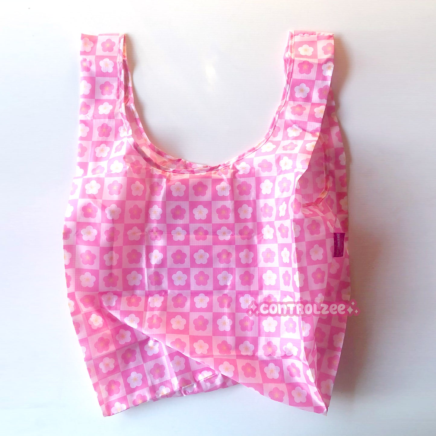 Sakura Pattern Reusable Shopping Bag