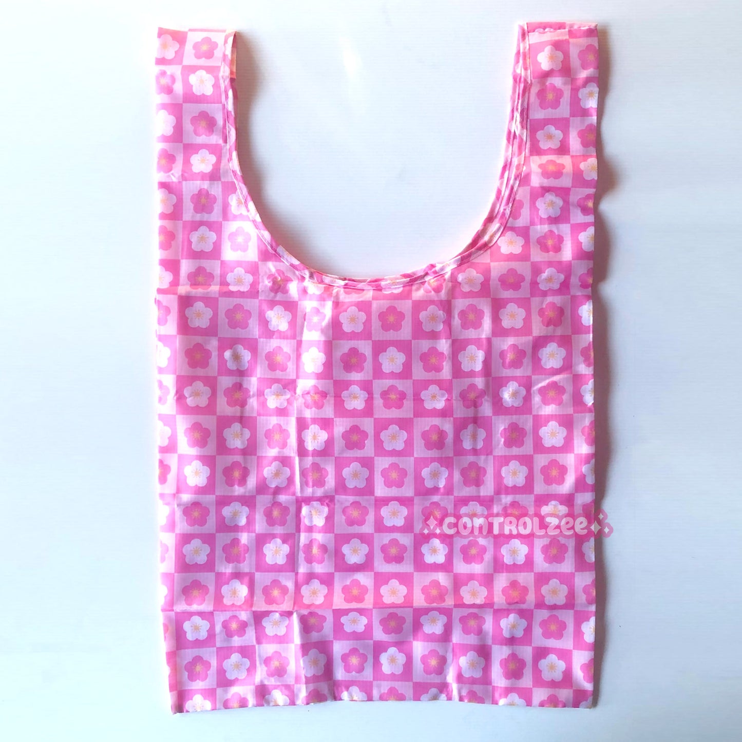 Sakura Pattern Reusable Shopping Bag