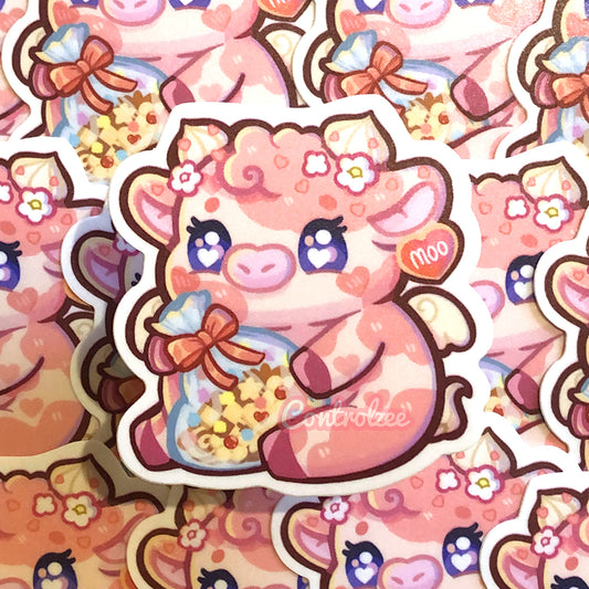 Cookie Angel Cow Sticker [Moo Mail Club]