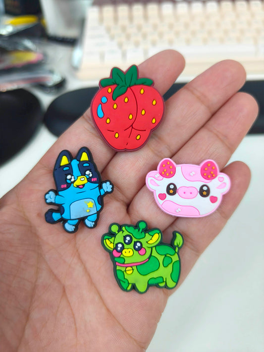 Rubber Croc Charm Set