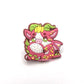 Dragonfruit Cow Rubber Shoe Charm