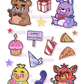 Five Nights at Freddy's Sticker Sheet