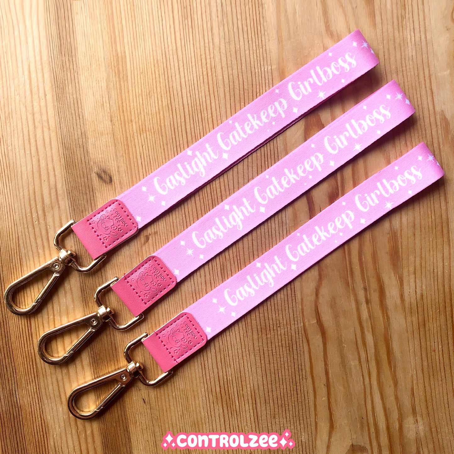 Gaslight Gatekeep Girlboss Wrist Lanyard