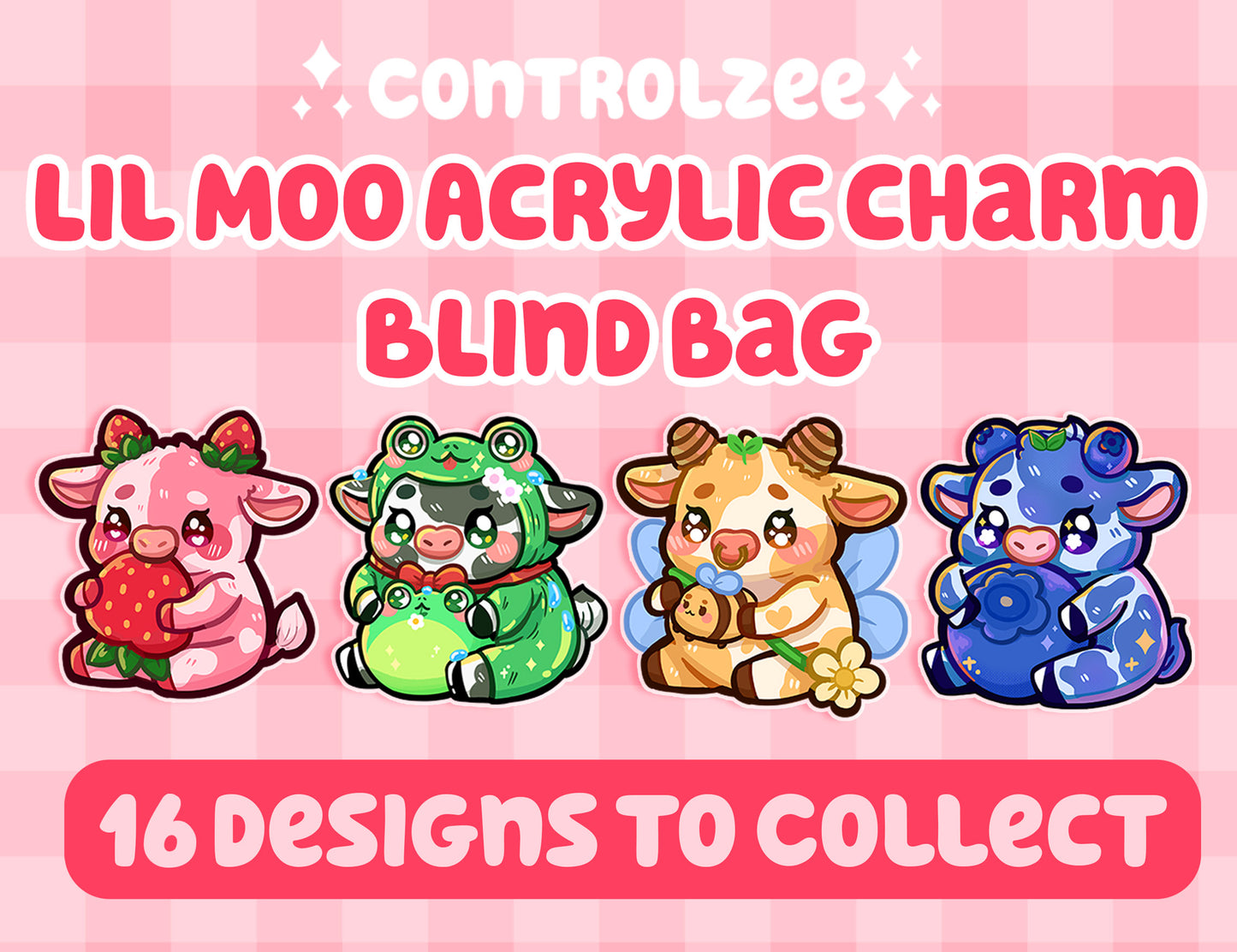 Lil Moo Acrylic Charm Blind Bag