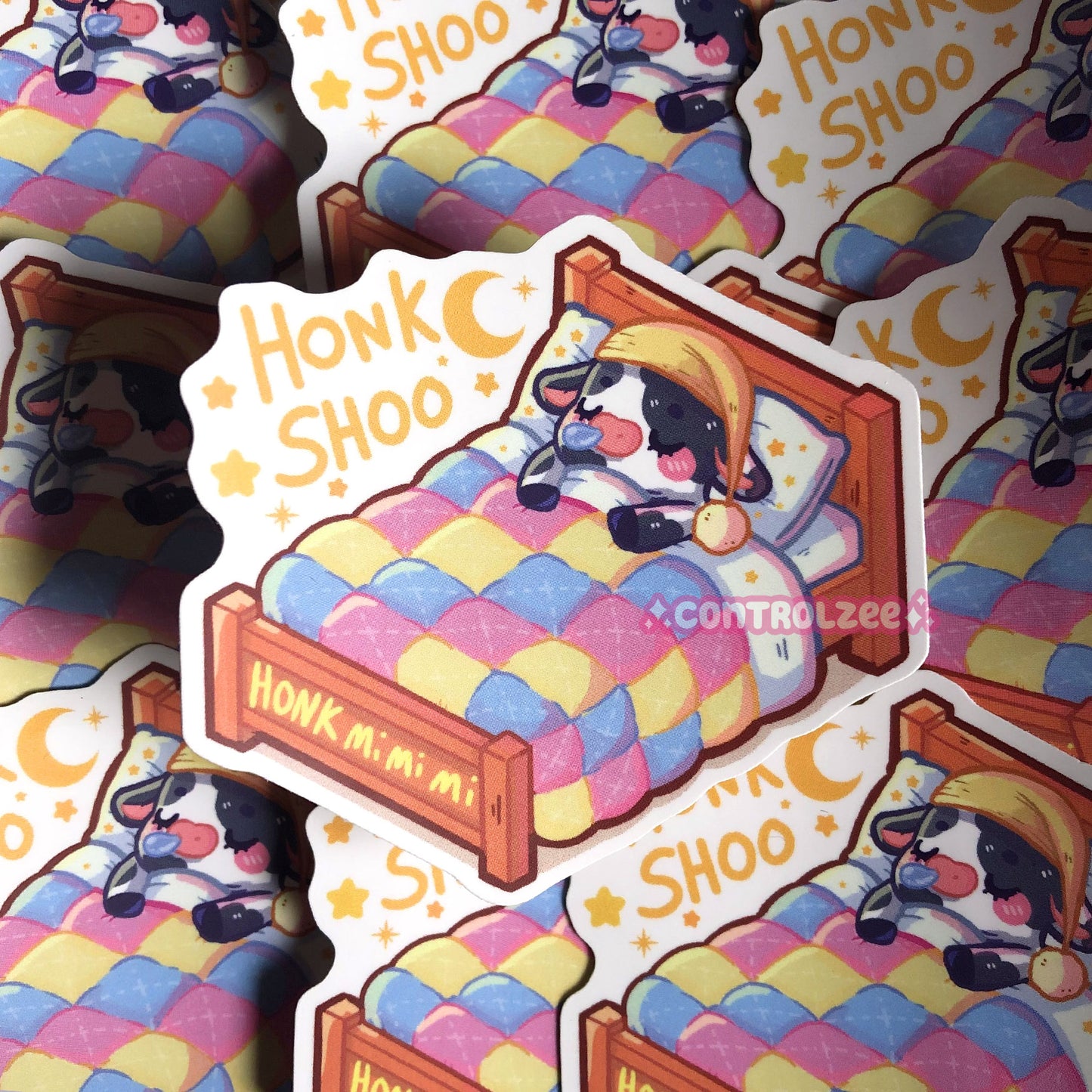 Honk Shoo Moo Bedtime Sticker