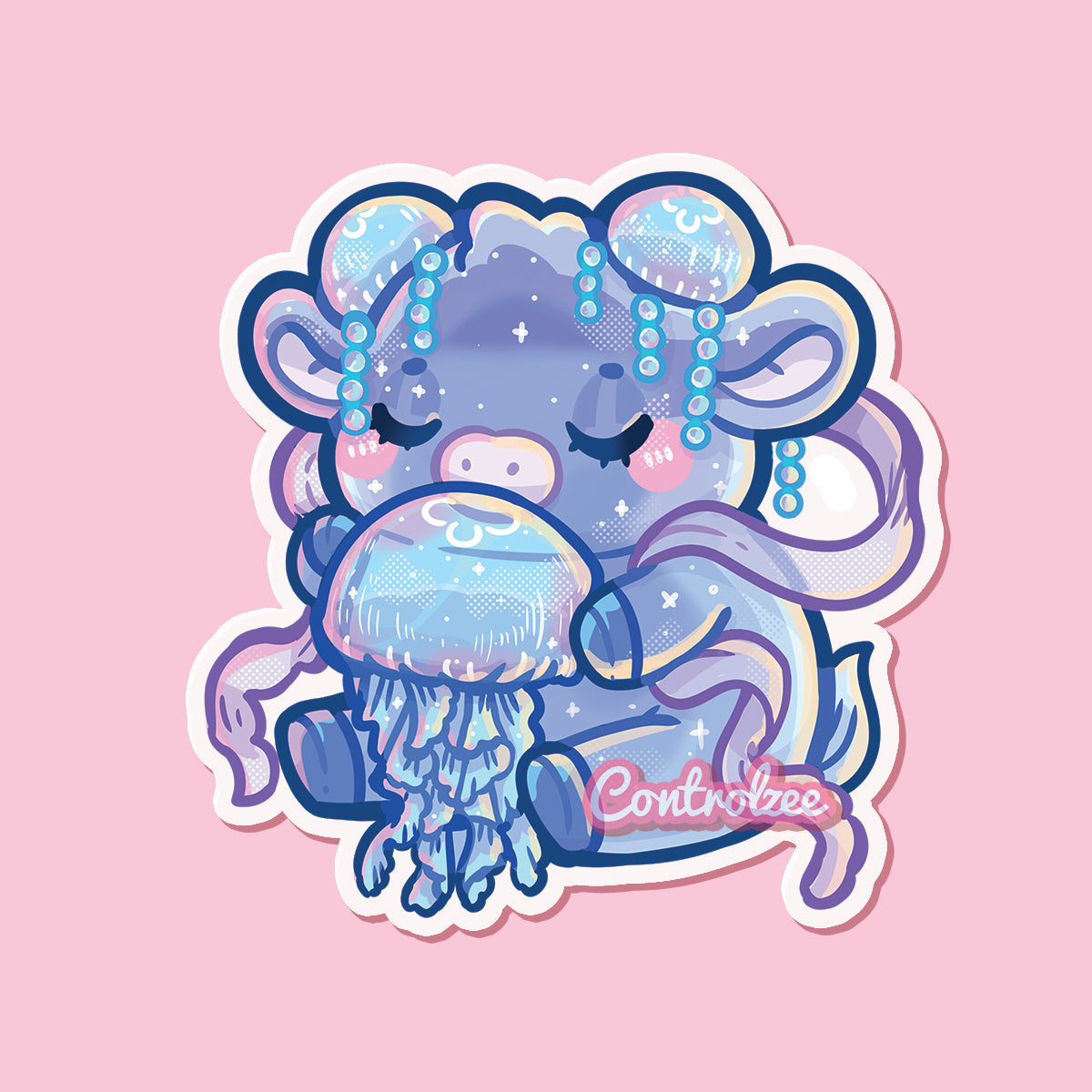 [Moo Mail Club: November] Jellyfish Sticker