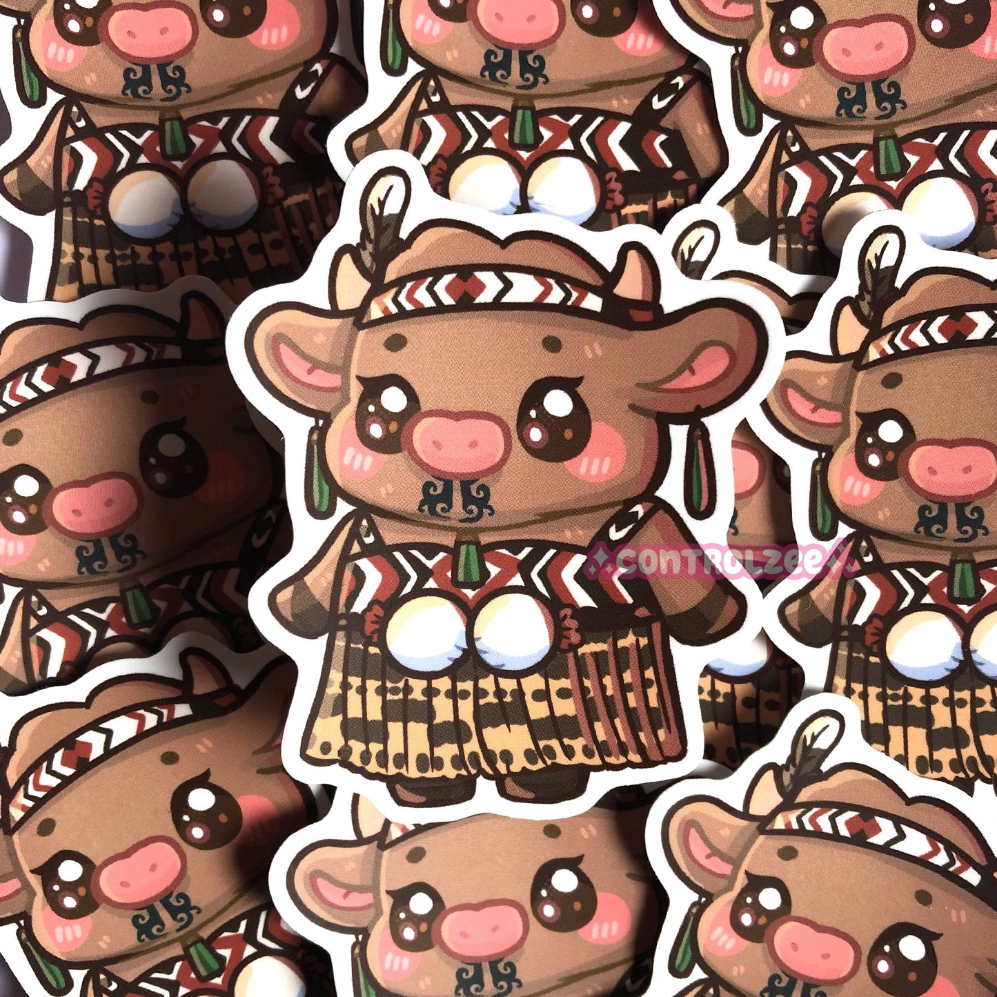 Kapahaka Moo Sticker