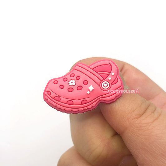 Lil Pink Croc Rubber Pin