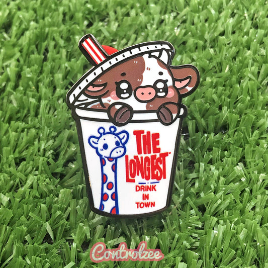 Longest Drink Mooshake Enamel Pin