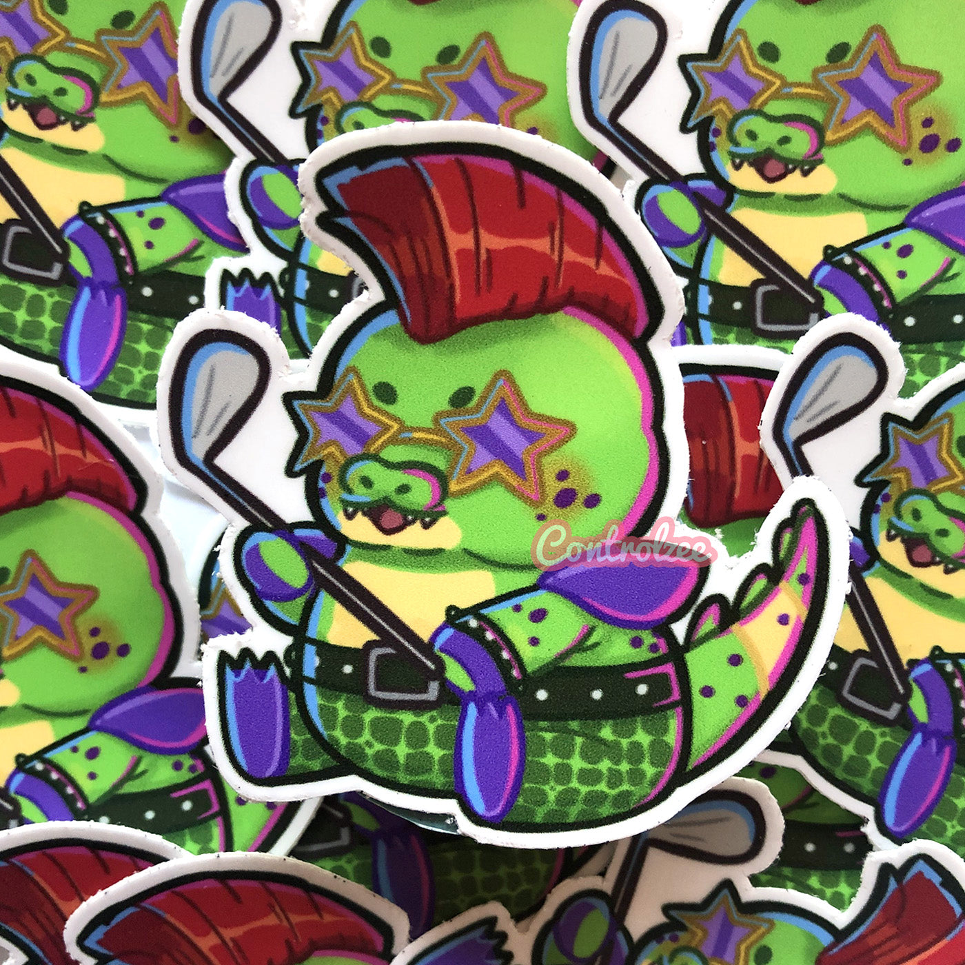 Monty Gator (Glamrock) Sticker