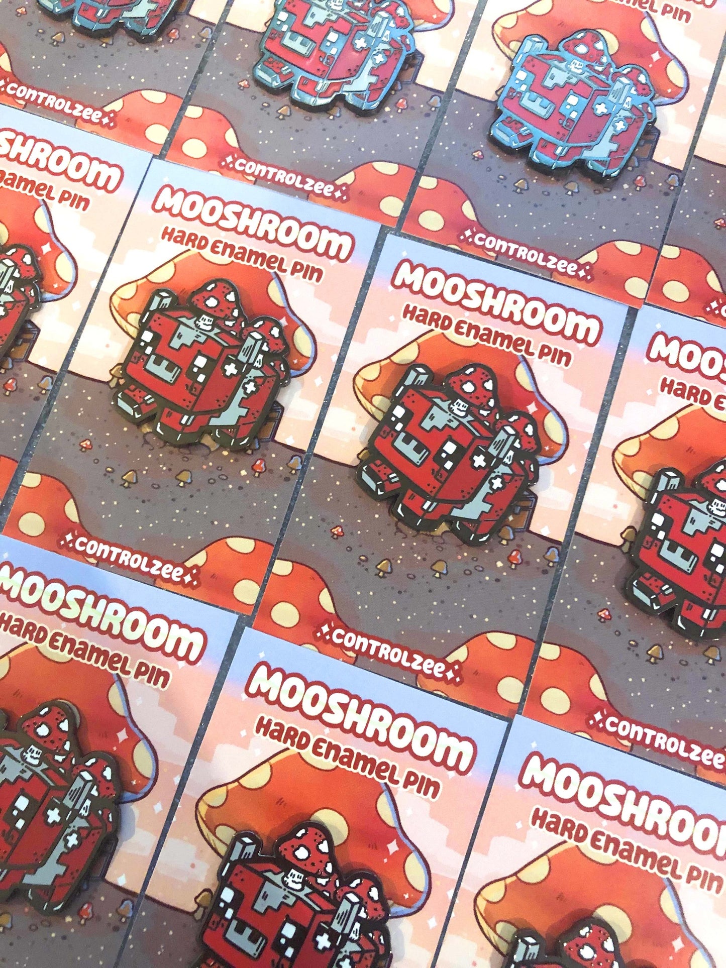 Mooshroom Enamel Pin