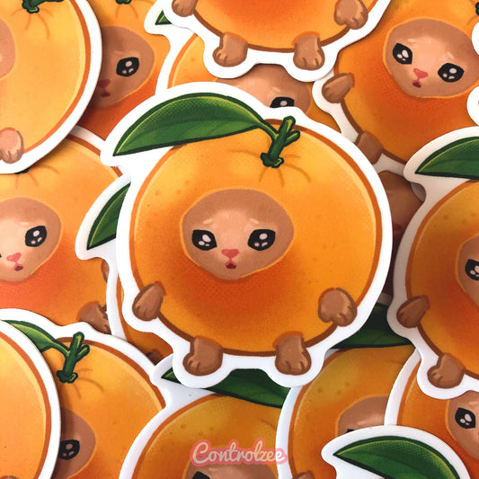 Orange Cat Sticker