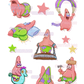 Patrick Star Sticker Sheet