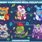 Freddy Fazbears Mega Pizzaplex Sticker Sheet