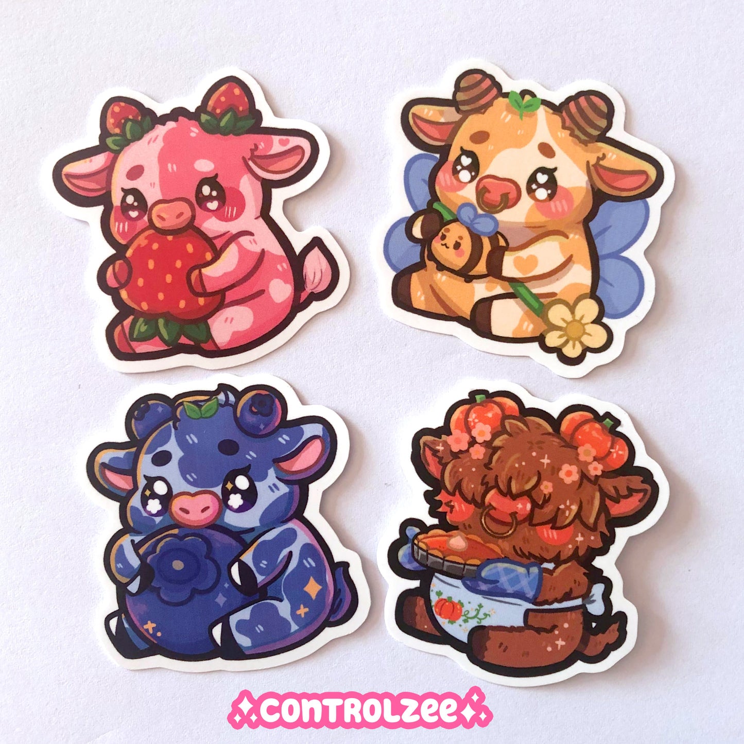 Cow Sticker Pack (Set 1)