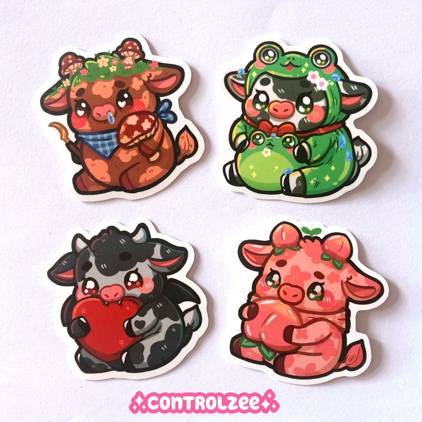 Cow Sticker Pack (Set 2)