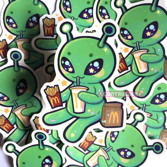 Aftonsparv Sticker