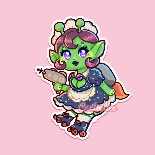 Monster Maid: Alien Sticker