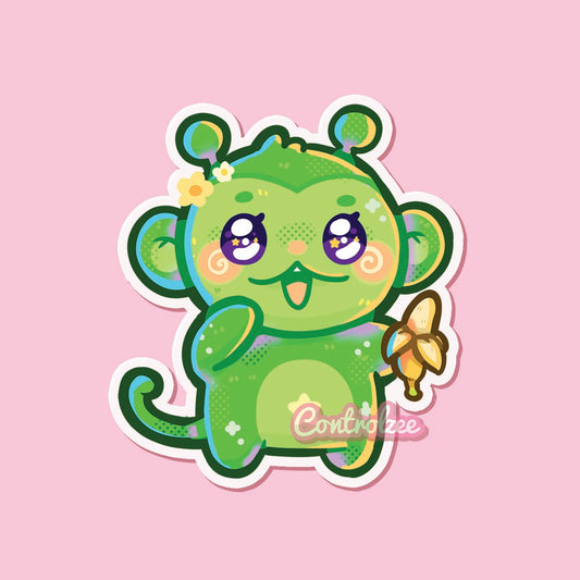 Alien Monkey Sticker