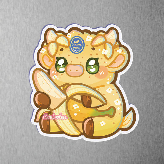 Banana Moo Magnet